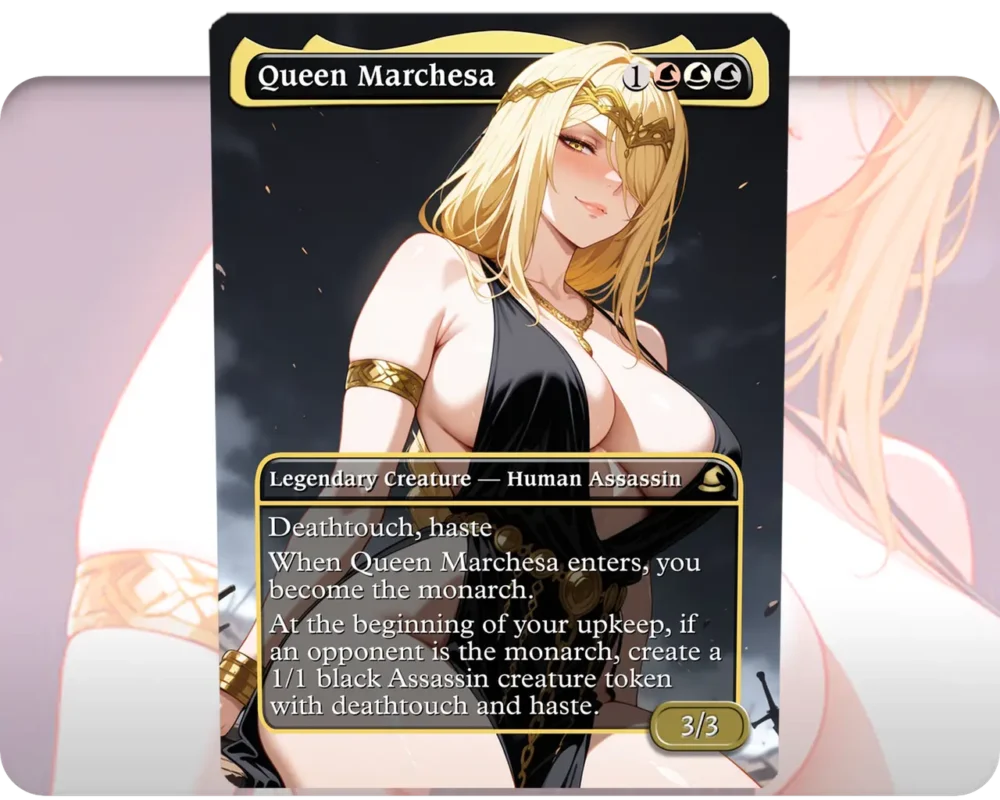 Queen Marika (Elden Ring) - Queen Marchesa custom MTG proxy single card artwork