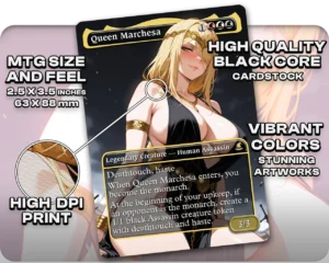 Queen Marika (Elden Ring) - Queen Marchesa proxy card size and print guide