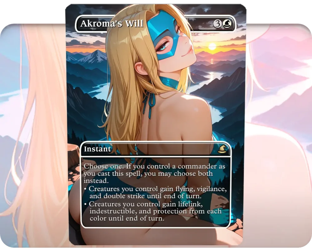 Blonde Blazer (Dispatch) - Akroma's Will custom MTG proxy single card artwork