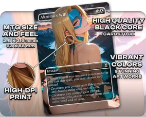 Blonde Blazer (Dispatch) - Akroma's Will proxy card size and print guide