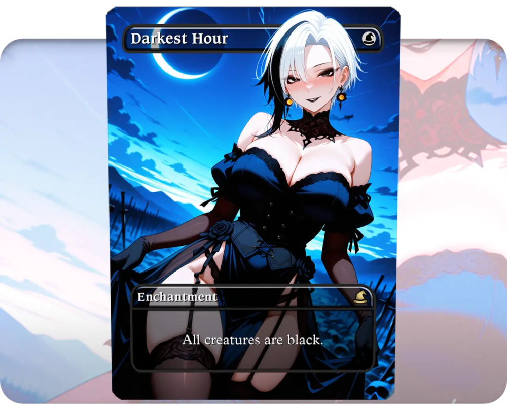 Darkest Hour (Goth) custom MTG proxy single card artwork