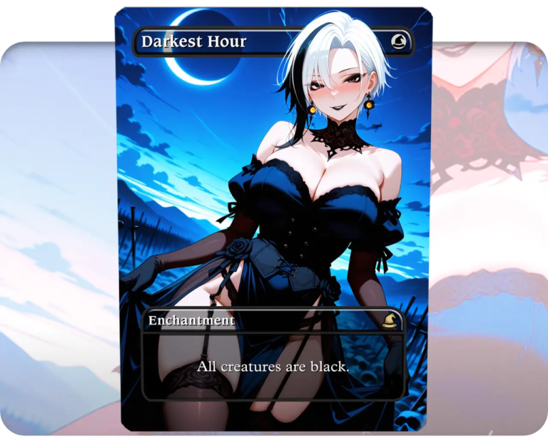 Darkest Hour (Goth) custom MTG proxy single card artwork