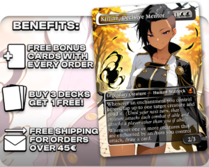 Killian, Decisive Mentor proxy card promotional artwork