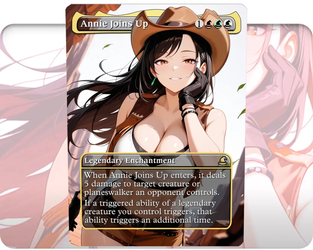 Tifa Lockhart (Final Fantasy) - Annie Joins Up custom MTG proxy single card artwork