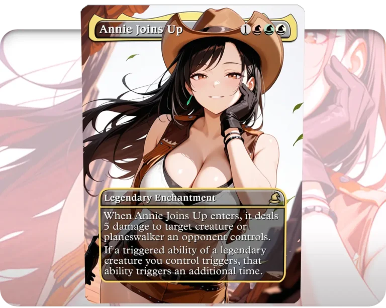 Tifa Lockhart (Final Fantasy) - Annie Joins Up custom MTG proxy single card artwork
