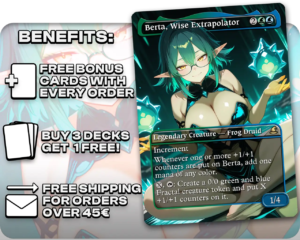 Berta, Wise Extrapolator proxy card promotional artwork