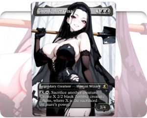 Ghoulcaller Gisa custom MTG proxy single card artwork