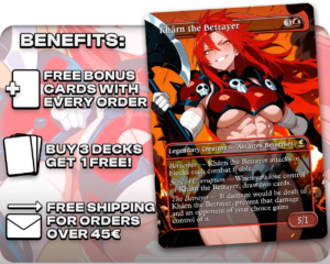 Khârn the Betrayer proxy card promotional artwork