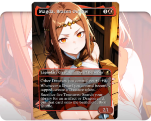 Magda, Brazen Outlaw v2 custom MTG proxy single card artwork
