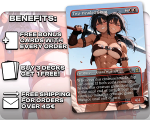 Two-Headed Giant proxy card promotional artwork