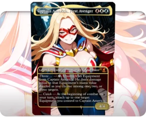 Cathleen Bate (Star and Stripe) - Captain America, First Avenger custom MTG proxy single card artwork