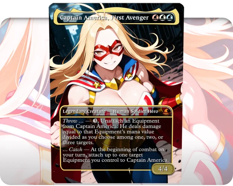Cathleen Bate (Star and Stripe) - Captain America, First Avenger custom MTG proxy single card artwork
