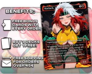 Rogue (X-Men) - Karlach, Fury of Avernus proxy card promotional artwork