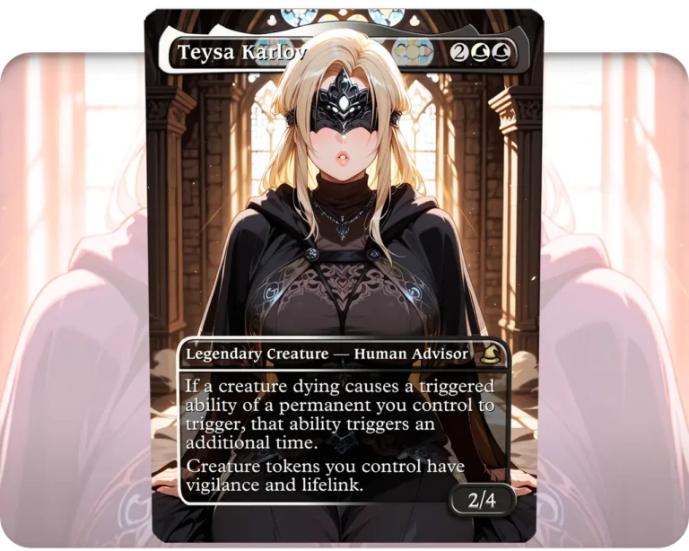 Fire Keeper (Dark Souls) - Teysa Karlov custom MTG proxy single card artwork