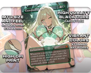 Material overview supplied for the Lathril Elf Tribal proxy deck