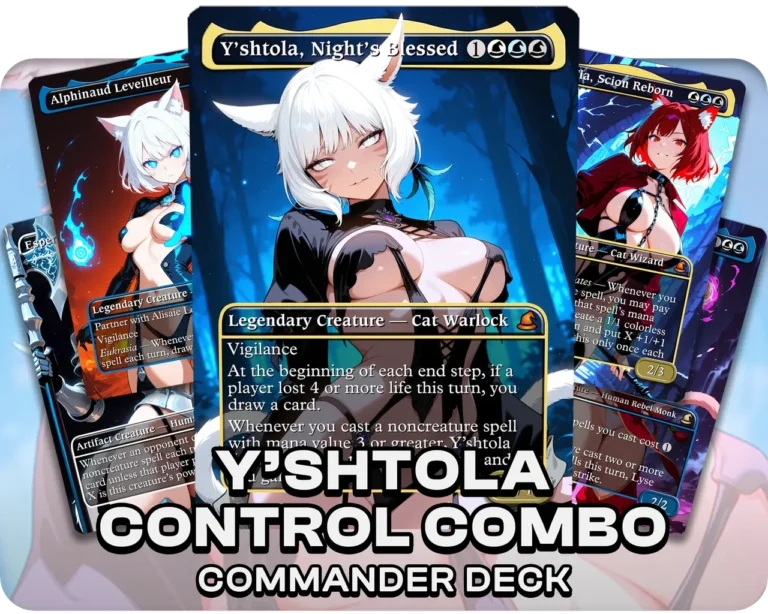 Y'shtola Control Combo | Cat Waifus Theme | Commander Deck — deck cover