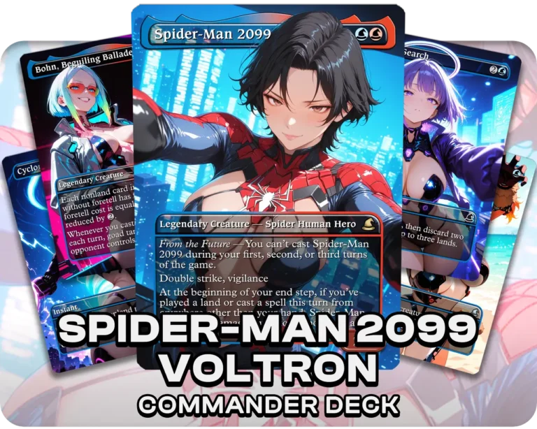 Spider-Man 2099 Voltron | Cyberpunk Waifus Theme | Commander Deck — deck cover