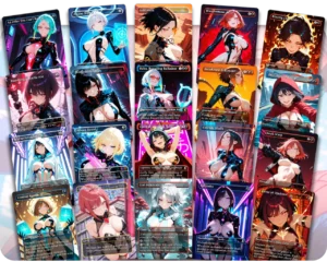 Spider-Man 2099 Voltron | Cyberpunk Waifus Theme | Commander Deck — card artwork overview 1