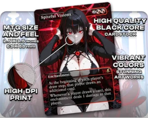 Nekusar Wheel | Goth Waifus Theme | Commander Deck — card stock and finish guide