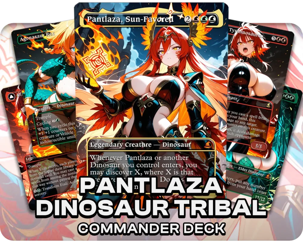 Pantlaza Dinosaur Tribal | Dino Waifus | Commander Deck — deck cover