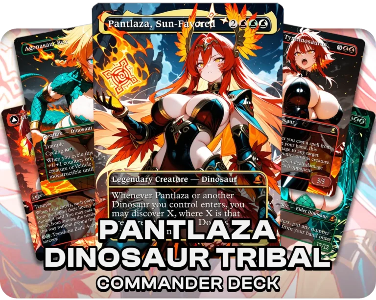 Pantlaza Dinosaur Tribal | Dino Waifus | Commander Deck — deck cover