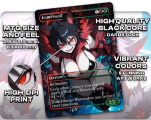 Tovolar Werewolf Tribal | Werewolf Waifus | Commander Deck — card stock and finish guide