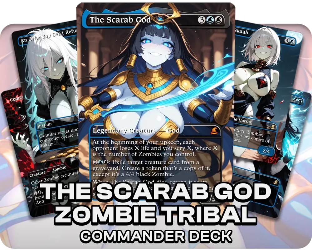 The Scarab God Zombie Tribal | Zombie Waifus | Commander Deck — deck cover