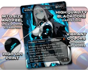 The Scarab God Zombie Tribal | Zombie Waifus | Commander Deck — card stock and finish guide
