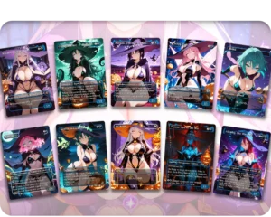 Matoya Mill | Witch Waifus | Halloween Special (10 Cards) — included card designs