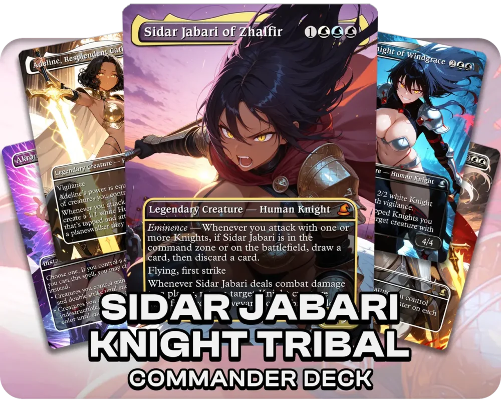Sidar Jabari Knight Tribal | Knight Waifus | Commander Deck — deck cover