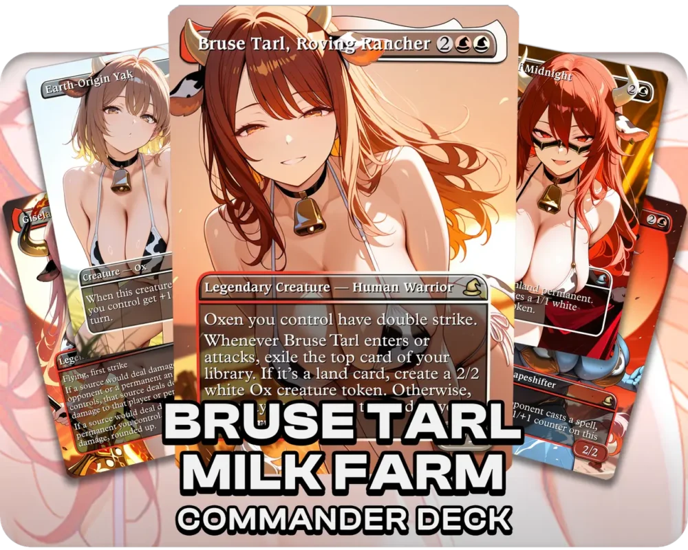 Bruse Tarl Milk Farm | Cow Waifus | Commander Deck — deck cover