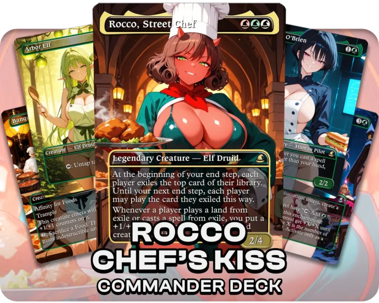 Rocco Chef's Kiss | Cook Waifus | Commander Deck — deck cover