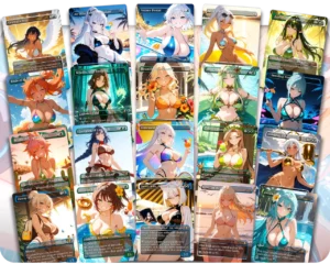 Tidus Pool Party | Swimsuit Waifus | Commander Deck — card artwork overview 1