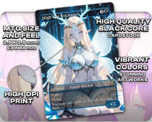 Alela Fairy Tribal | Fairy Waifus | Commander Deck — card stock and finish guide