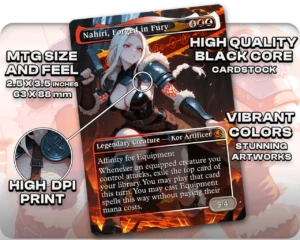 Eivor The Viking Queen | Viking Waifus | Commander Deck — card stock and finish guide