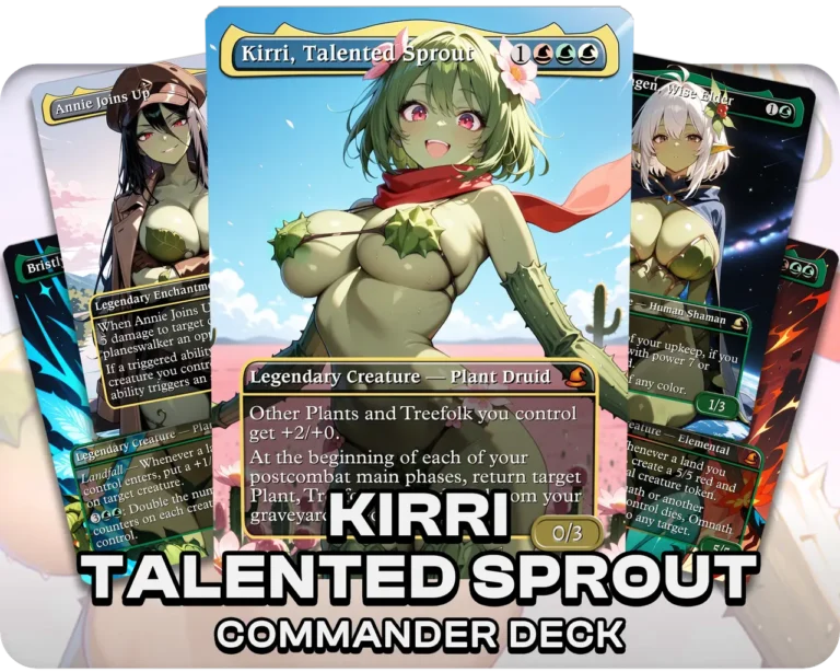 Kirri Talented Sprout | Plant Waifus | Commander Deck — deck cover