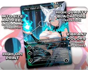 Mr. Foxglove | Fox Waifus | Commander Deck — card stock and finish guide