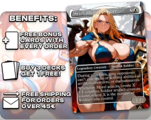 Saskia the Unyielding | Muscle Mommy Waifus | Commander Deck — benefits information