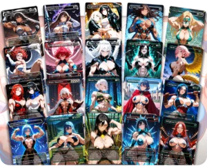 Saskia the Unyielding | Muscle Mommy Waifus | Commander Deck — card artwork overview 1