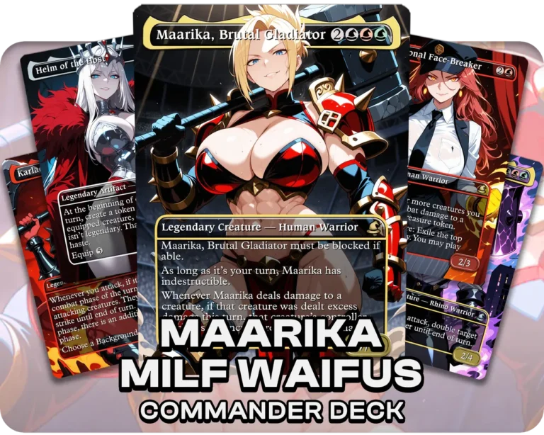 Maarika, Brutal Gladiator | Milf Waifus | Commander Deck — deck cover