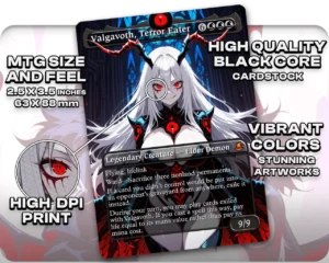 Taborax, Hope's Demise | Occultist Waifus | Commander Deck — card stock and finish guide