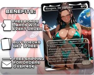 Kratos & Atreus Gods Tribal | Goddess Waifus | Commander Deck — benefits information