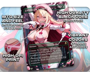 Maralen Curse of Cupids | Valentines Special | Commander Deck — card stock and finish guide