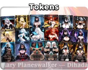 Dihada Bearers of the Curse | Cursed Waifus | Commander Deck — token artwork overview