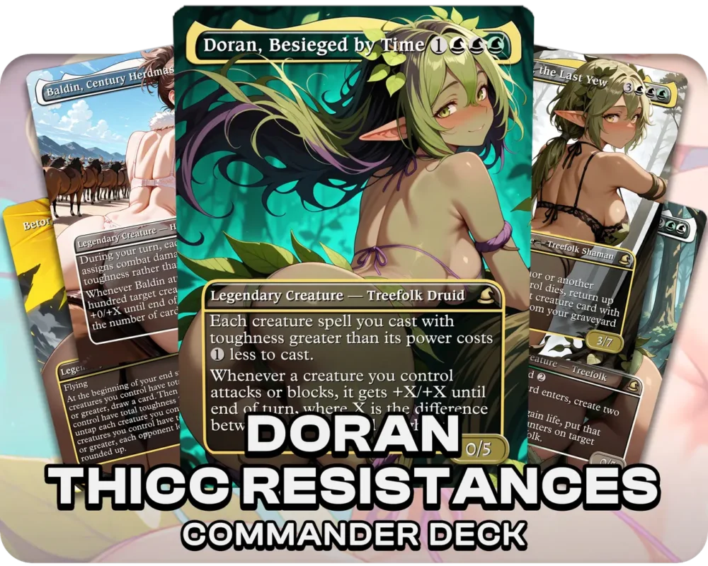 Doran Thicc Resistances | Certified Thicc | Commander Deck — deck cover