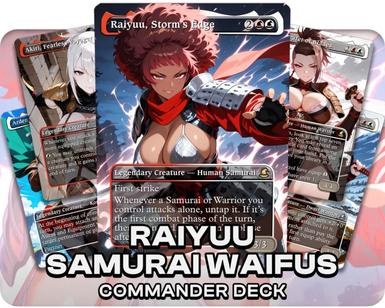Raiyuu, Storm's Edge | Samurai Waifus | Commander Deck — deck cover