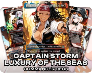 Captain Storm Luxury of the Seas | Pirate Waifus | Commander Deck — deck cover