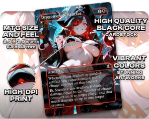Captain Storm Luxury of the Seas | Pirate Waifus | Commander Deck — card stock and finish guide