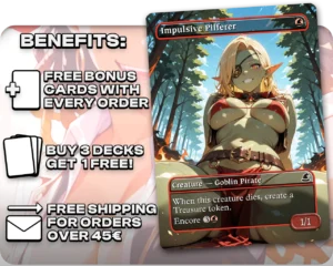 Captain Storm Luxury of the Seas | Pirate Waifus | Commander Deck — benefits information