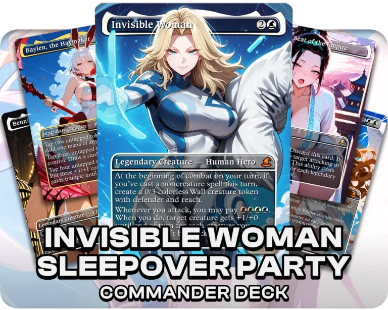 Invisible Woman Sleepover Party | Pajamas Waifus | Commander Deck — deck cover